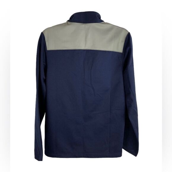 NFL Mens New England Patriots 1/4 Zip Pullover Size M EUC - Picture 2 of 3